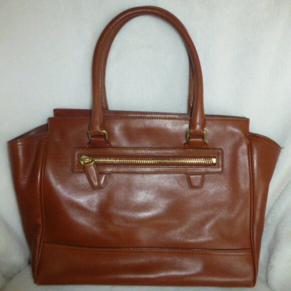 Coach Legacy Candace Carryall Leather Satchel Handbag Brown Tote 19890 - Picture 5 of 16